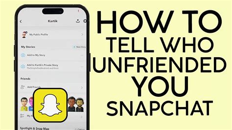 snapchat unfriend|how to tell if someone unfriended you.